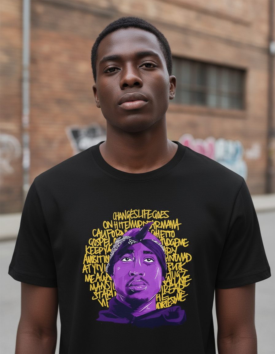 Remera: Tupac Shakur Memoestampados - Imagen 3