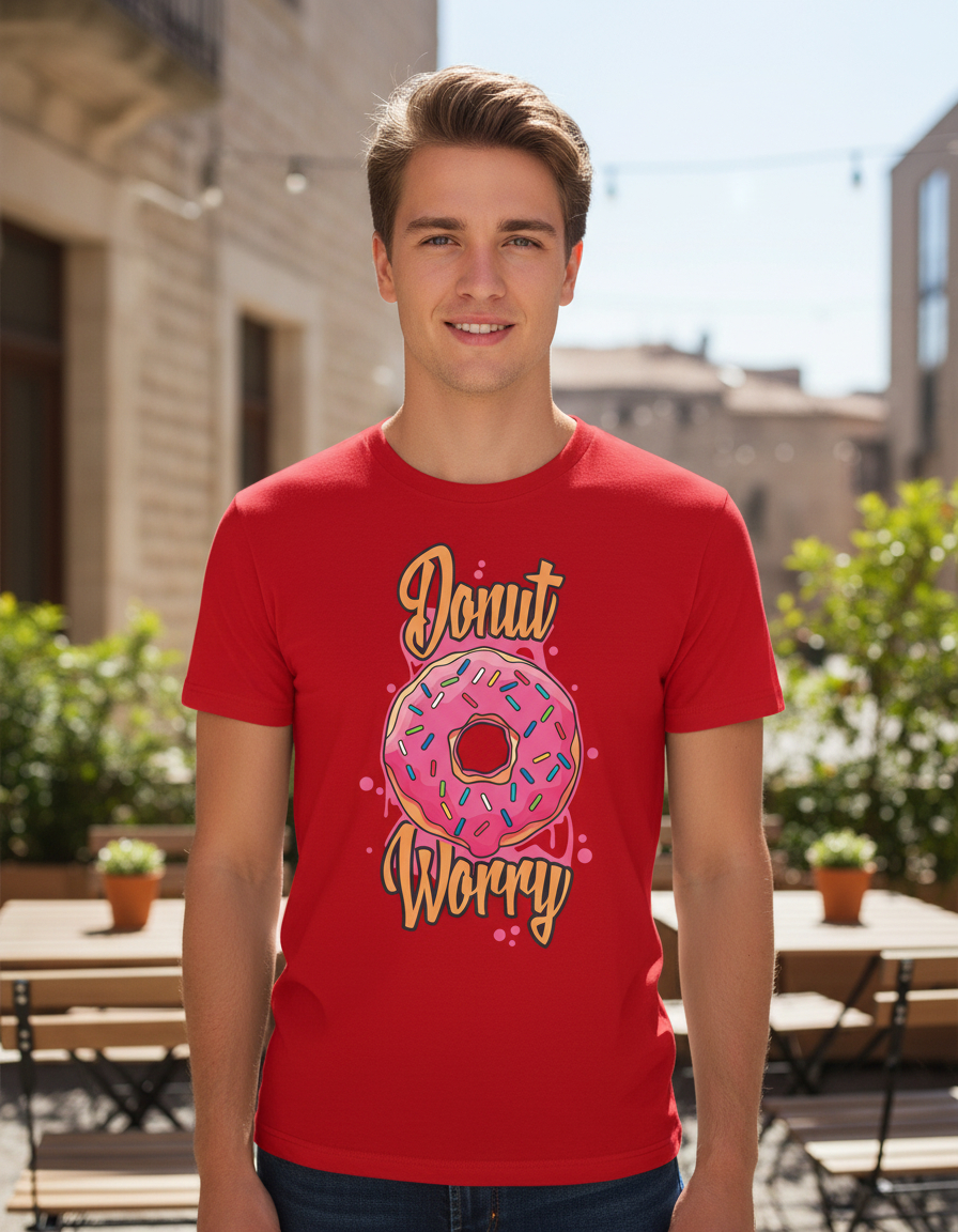 Remera: Donut Worry Memoestampados - Imagen 5