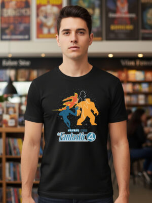 Remera: Los 4 Fantasticos Siluetas Memoestampados