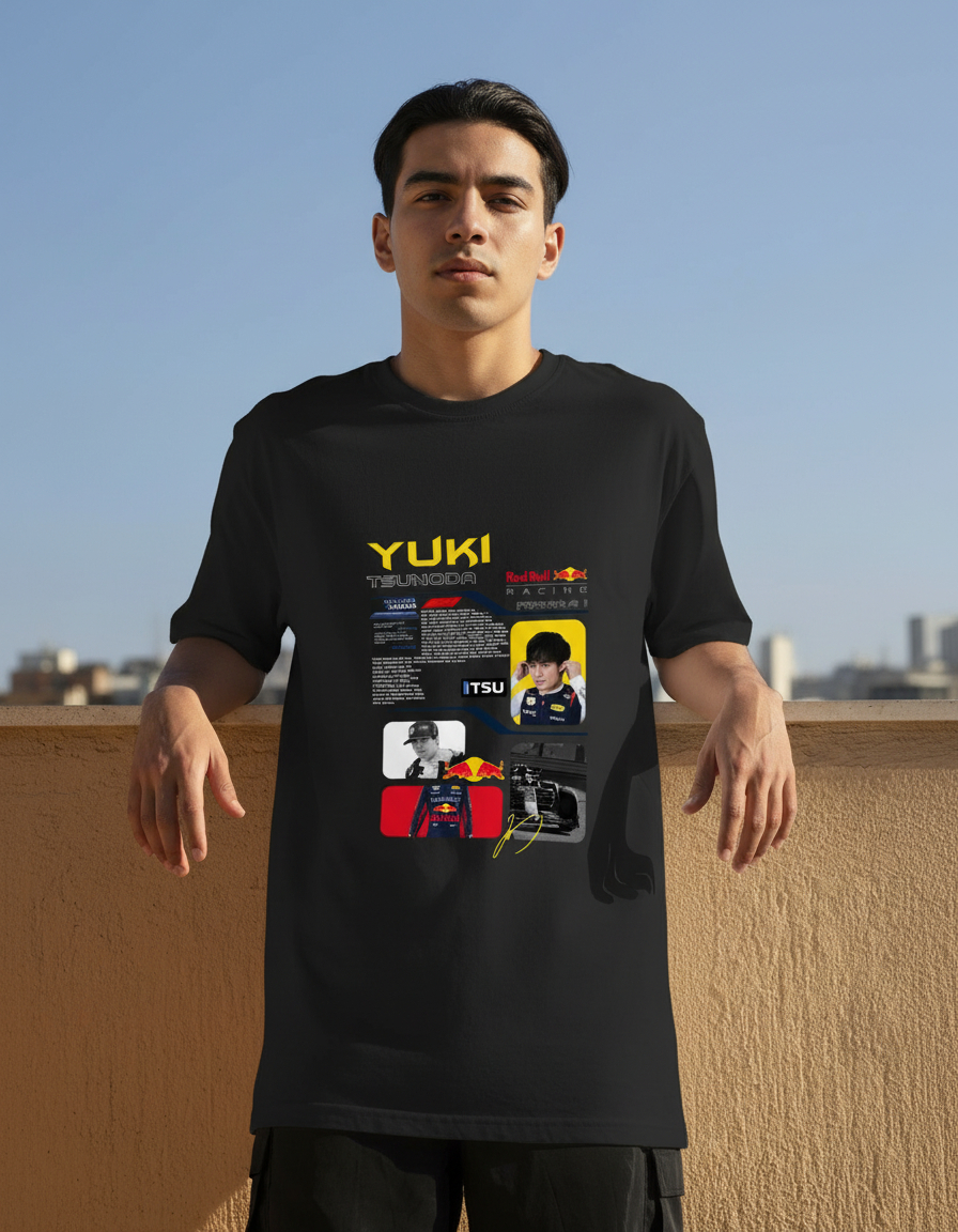 Remera: F1 Yuki Tsunoda Red Bull Memoestampados