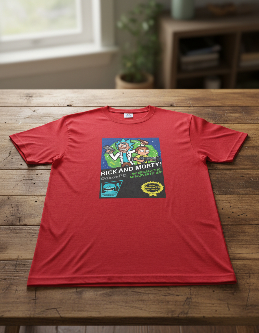 Remera: Pixel Rick Y Morty Memoestampados - Imagen 14