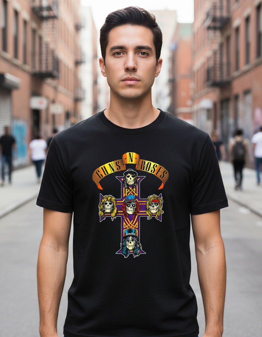 Remera: Guns And Roses 05 Memoestampados