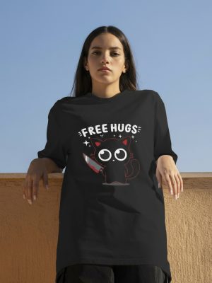 Remera: Free Hugs Cat Memoestampados