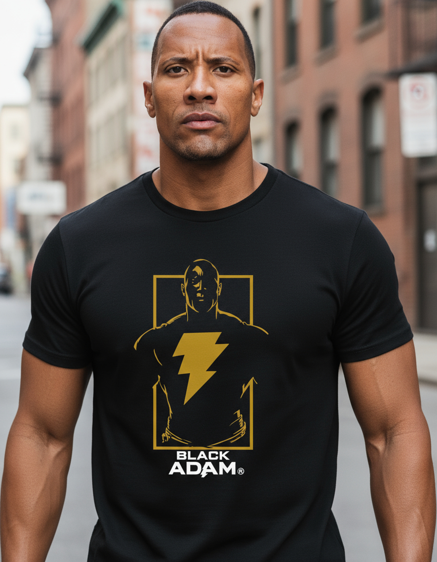 Remera: Black Adam Memoestampados
