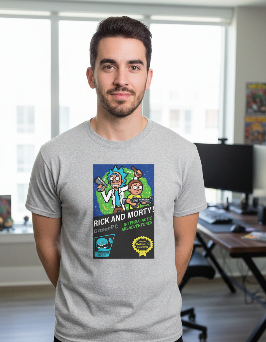 Remera: Pixel Rick Y Morty Memoestampados - Imagen 27
