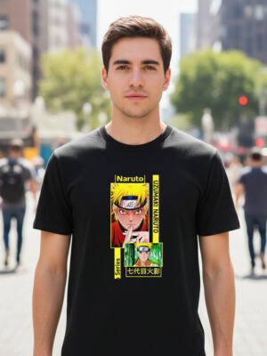 Remera Naturo Uzumaki 2 Anime Memoestampados