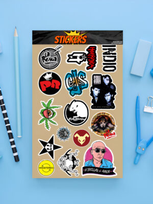 Pack Pegotines Stickers Rock Argentino Memoestampados