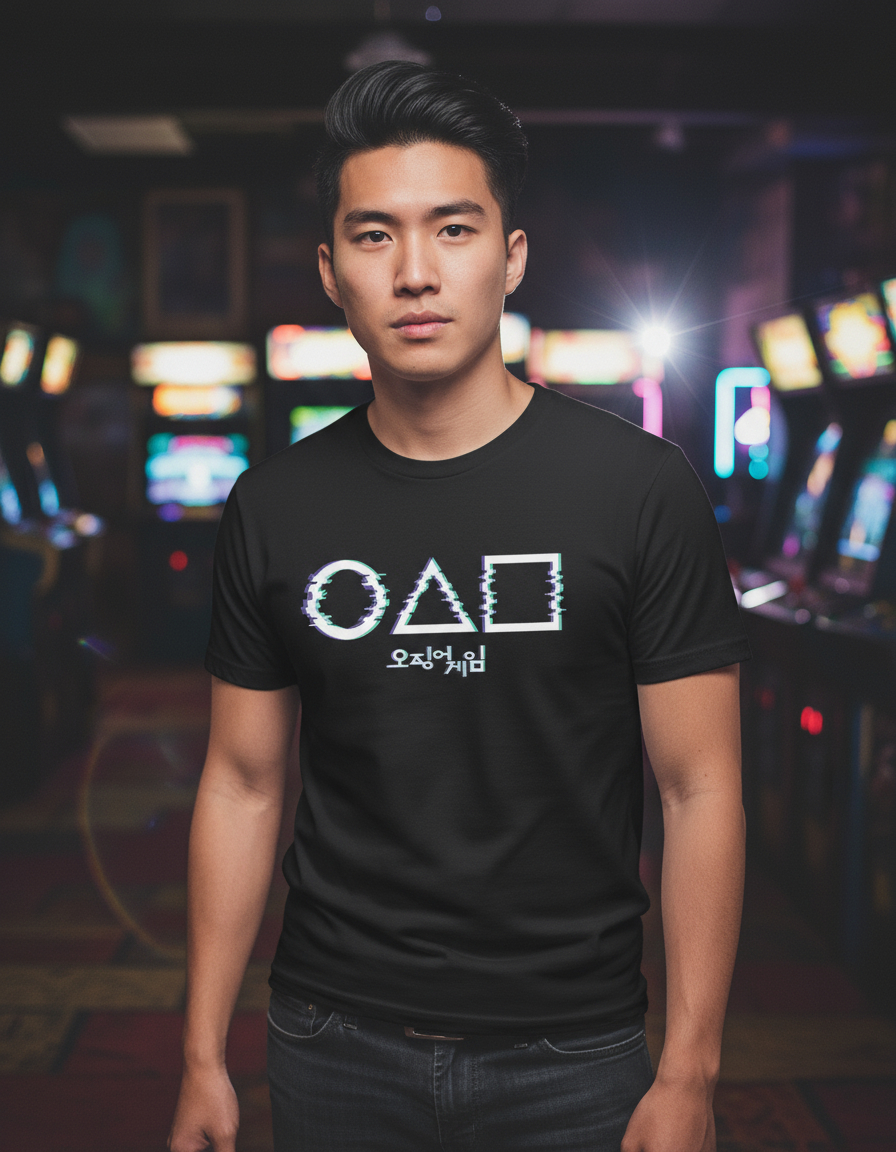 Remera: Squid Game Glich Memoestampados