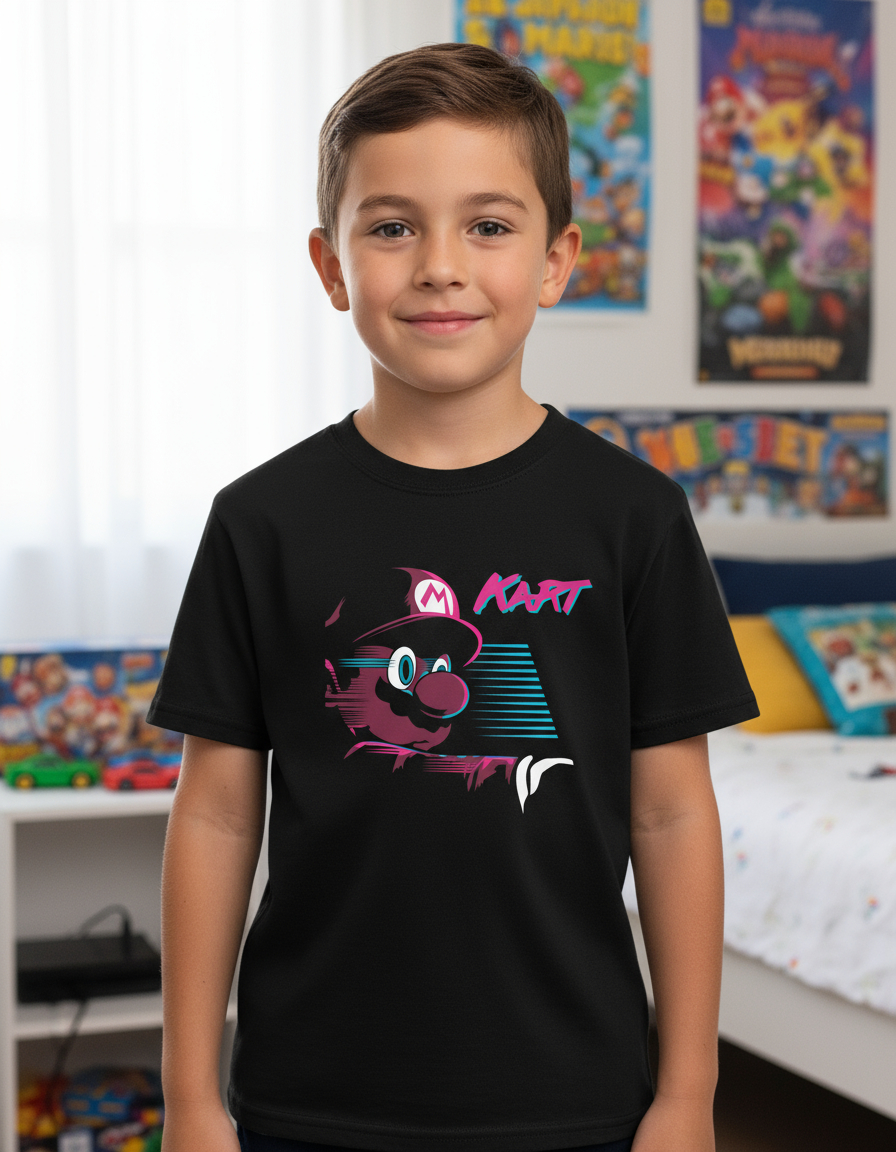 Remera: Mario Kart Lineal Memoestampados - Imagen 2
