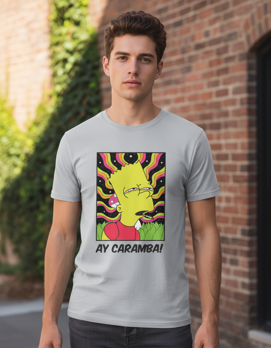 Remera: Bart Ay Caramba 02 Memoestampados - Imagen 10