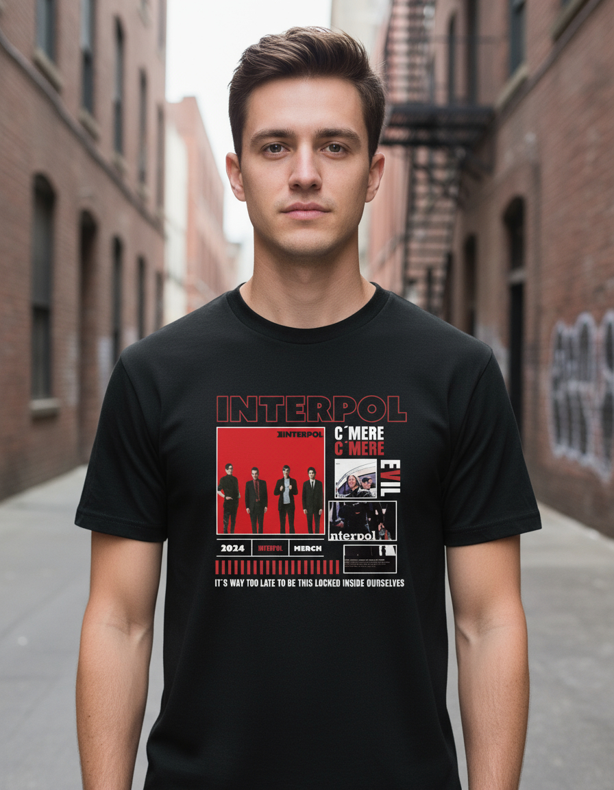 Remera: Interpol Banda Memoestampados