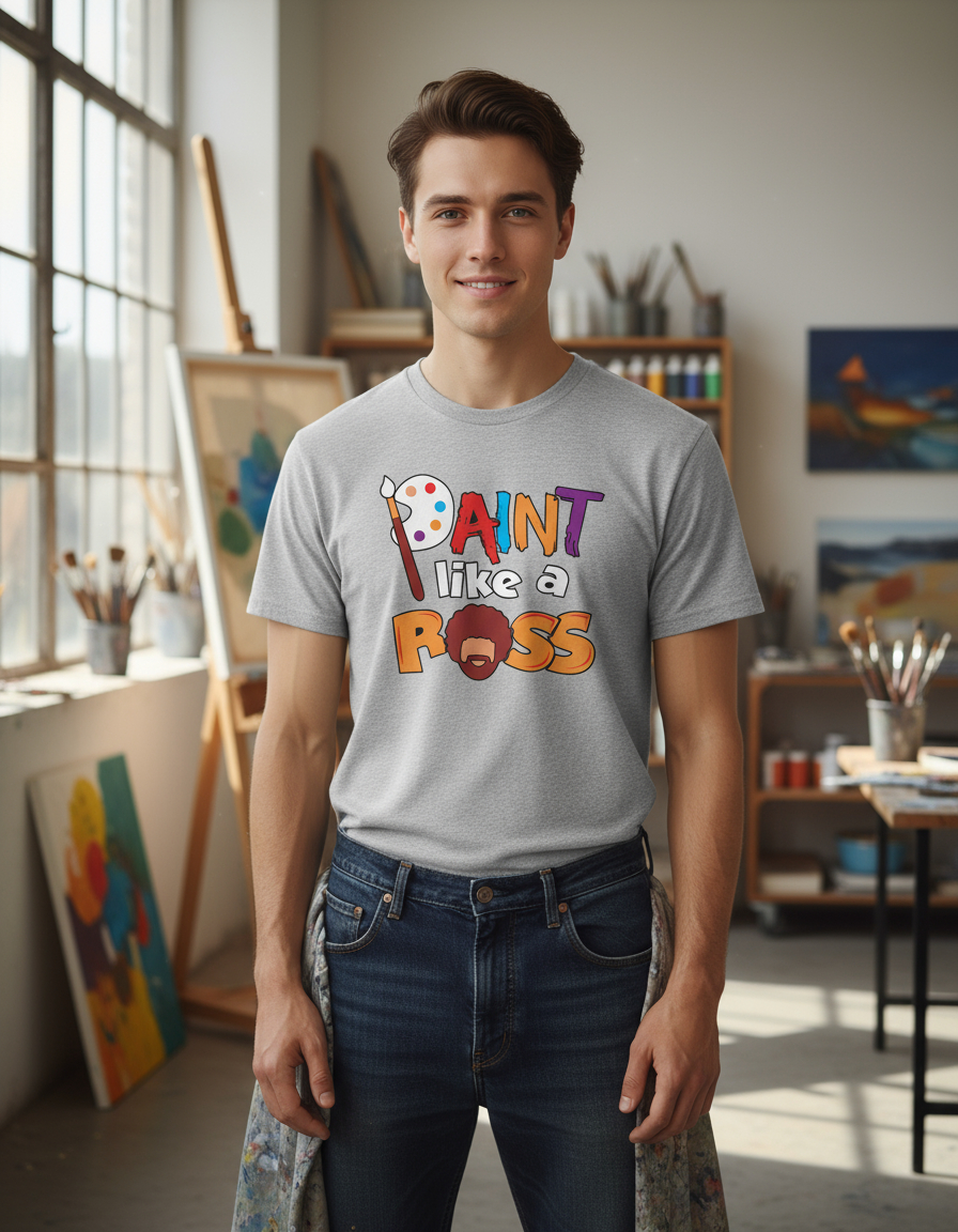 Remera: Paint Like A Ross Memoestampados - Imagen 13
