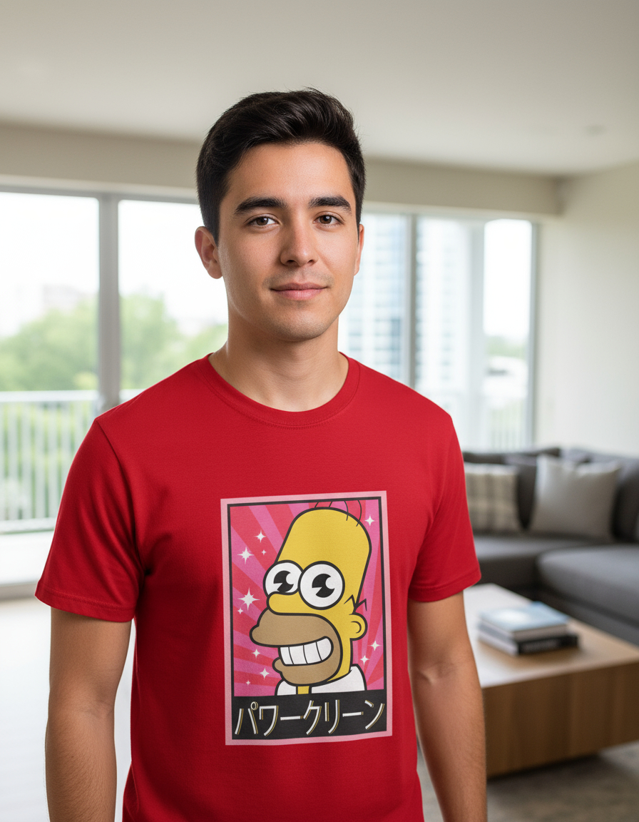 Remera: Homero Anime Memoestampados - Imagen 6