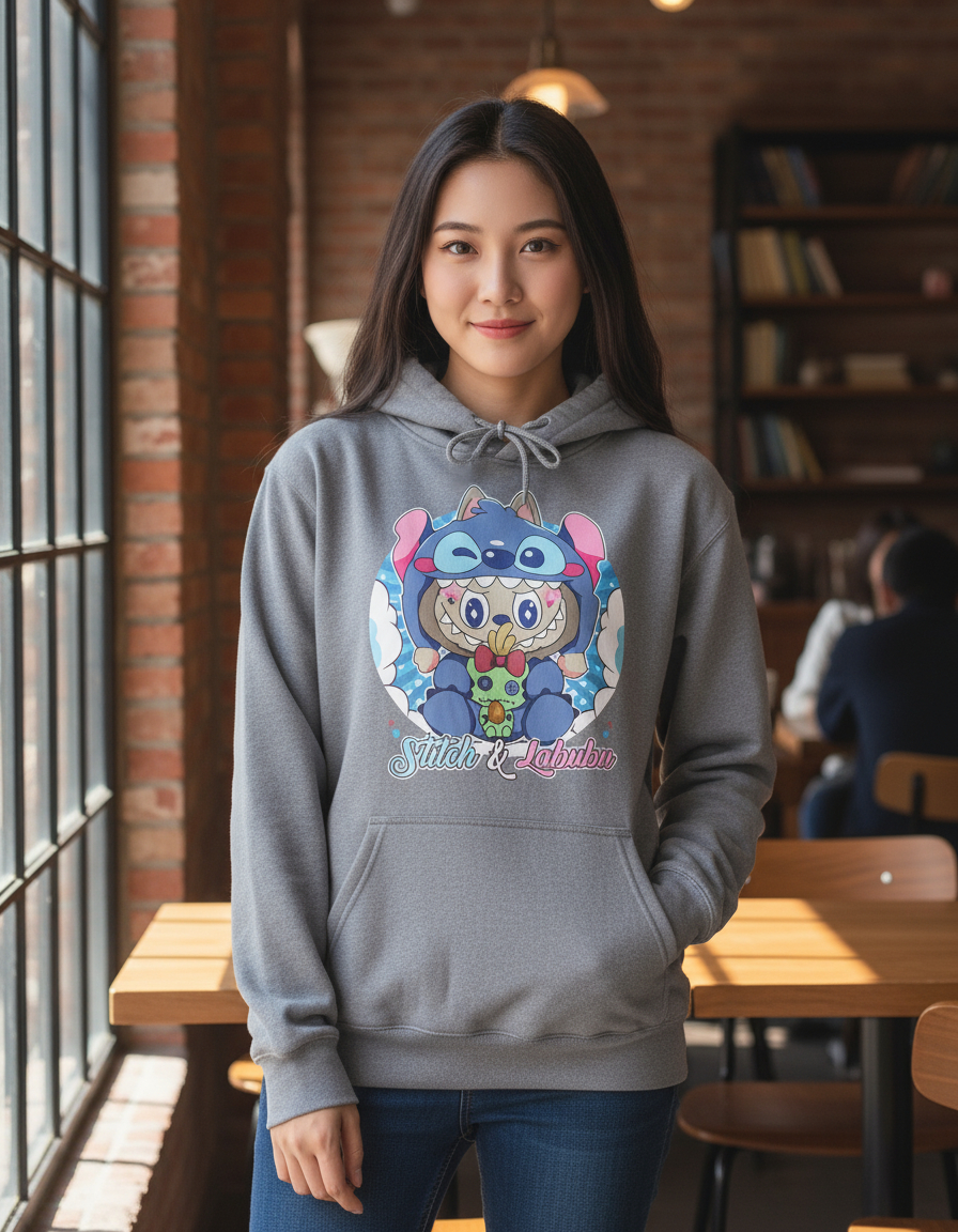Canguro Stitch Labubu Memoestampados - Imagen 11