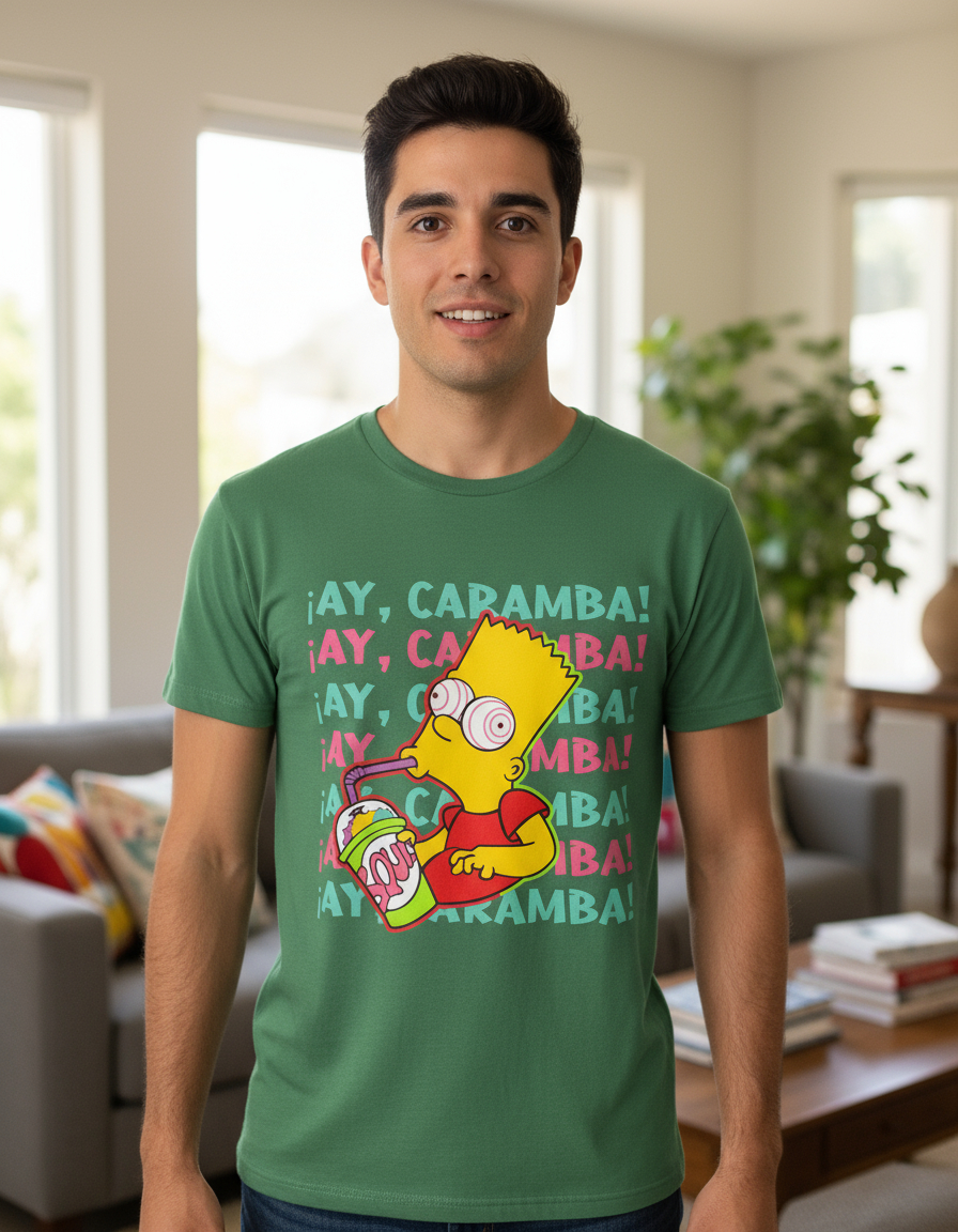 Remera: Bart Ay Caramba Memoestampados - Imagen 12