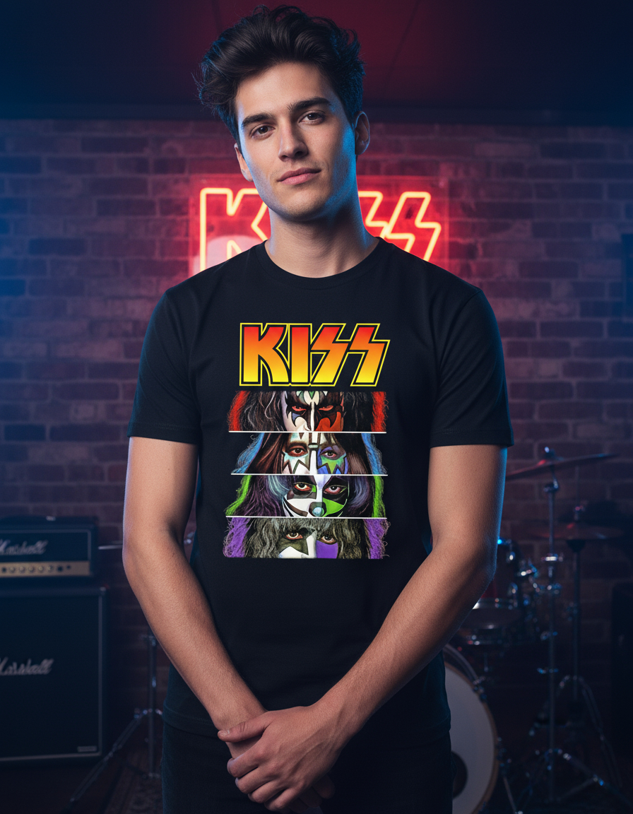Remera: Kiss 02 Memoestampados - Imagen 2