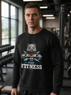 Buzo Beast Fitness Memoestampados