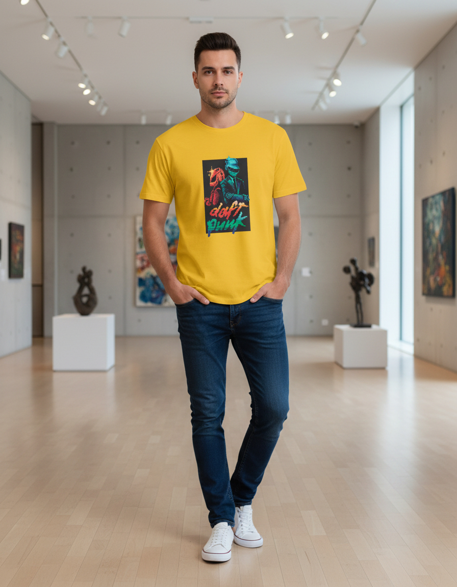 Remera: Daft Punk Pixel Art Memoestampados - Imagen 25