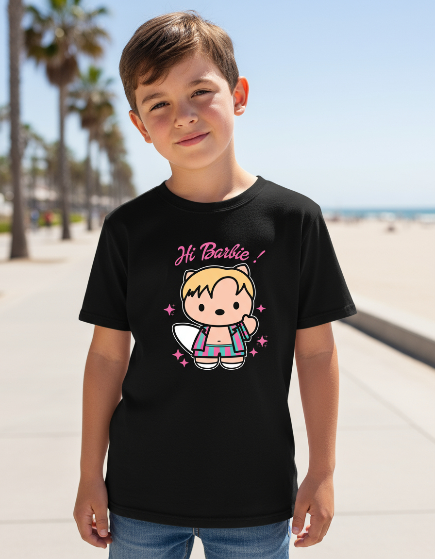 Remera: Hi Barbie Memoestampados