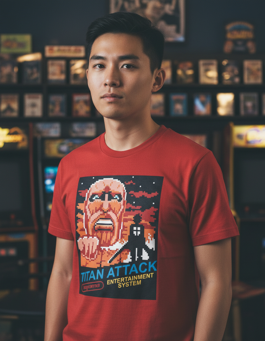 Remera: Titan Attack Nes Memoestampados - Imagen 10