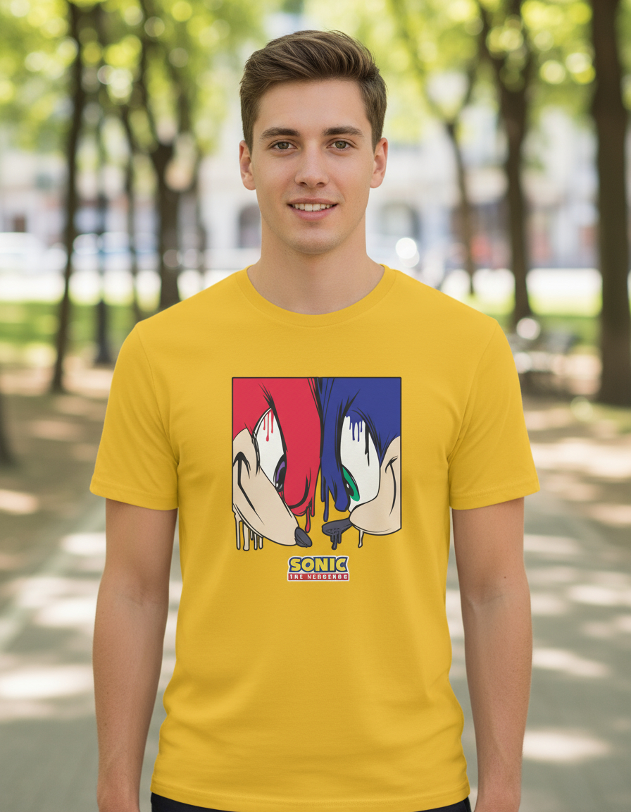 Remera: Sonic Cara Espejo Memoestampados - Imagen 15