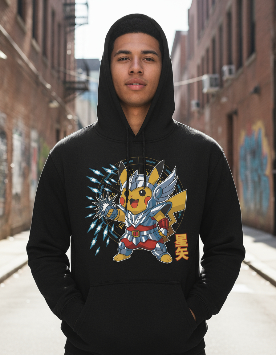 Canguro Seiya Pegaso Pika Pokemon Memoestampados