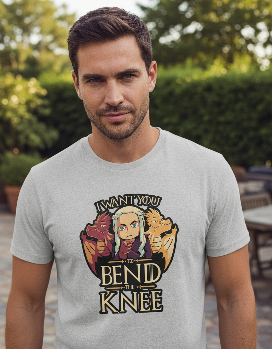 Remera: I Want You To Bend The Knee Memoestampados - Imagen 6
