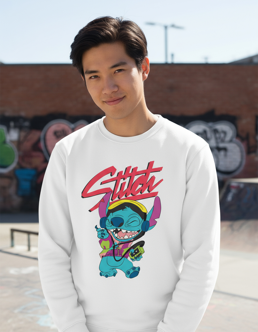 Buzo Stitch Music Memoestampados - Imagen 5