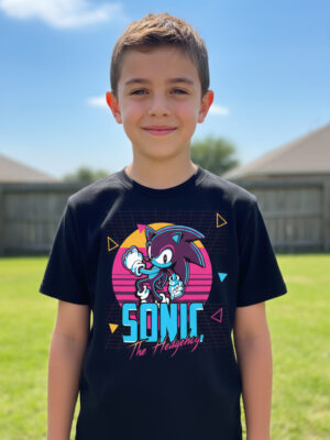 Remera: Sonic Neon Memoestampados