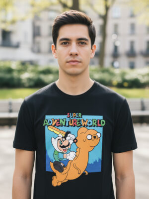 Remera: Super Adventureworld Memoestampados