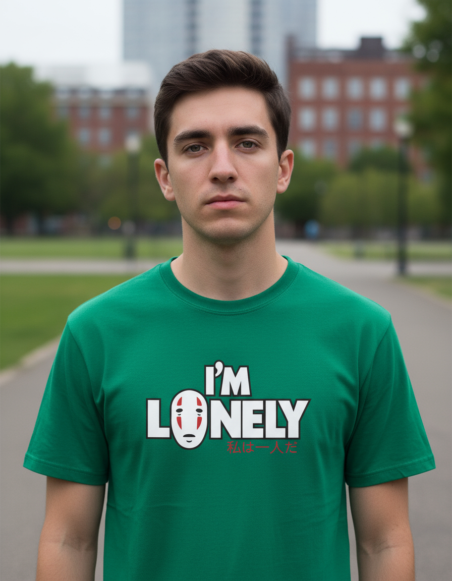 Remera: I_m Lonely No Face Memoestampados - Imagen 12