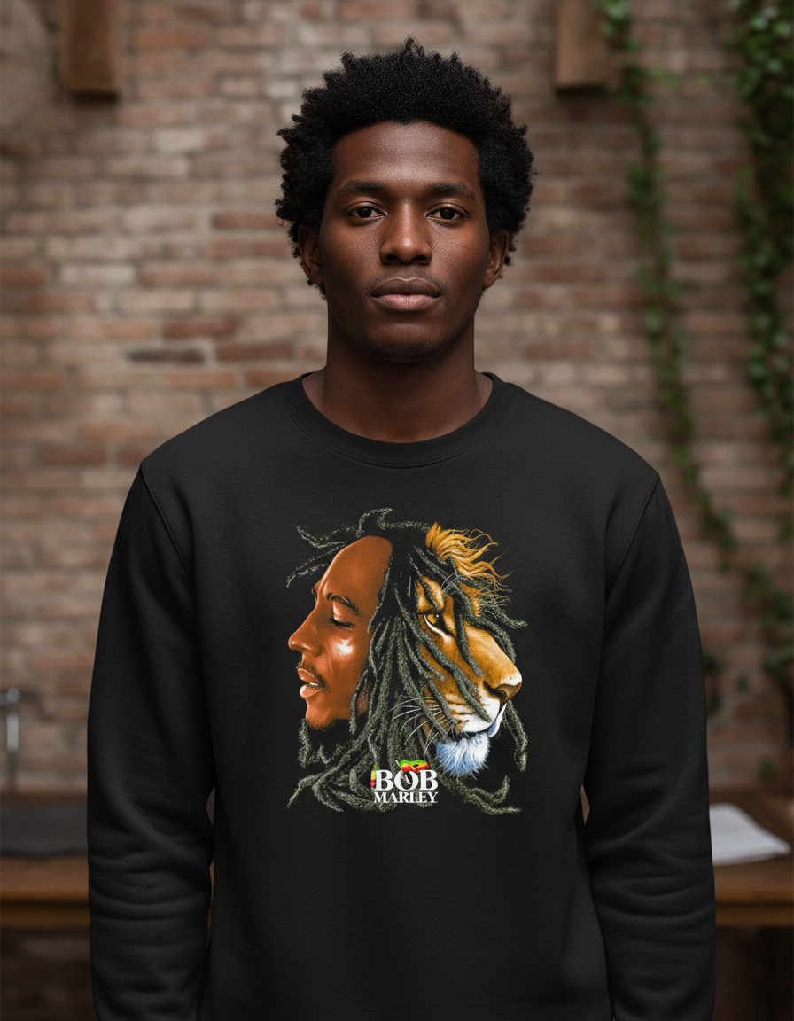 Buzo Bob Marley Leon Memoestampados