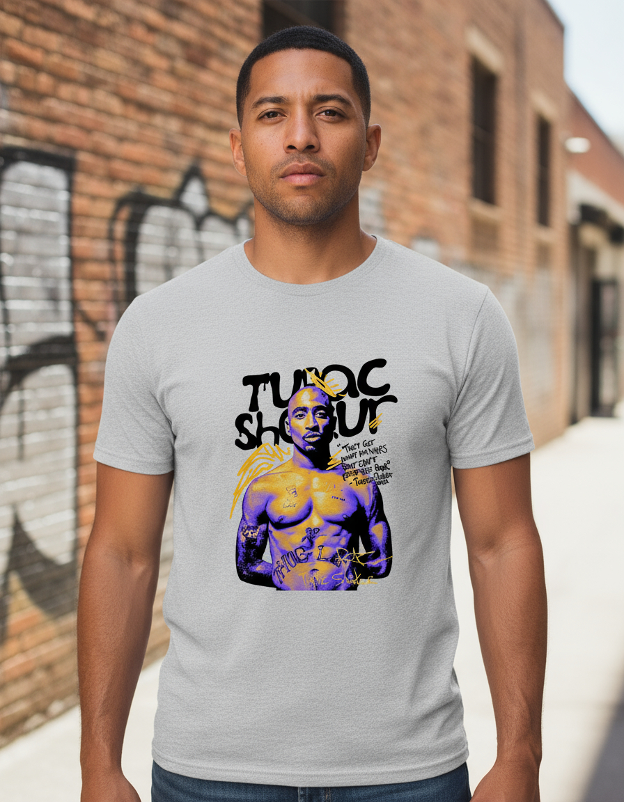 Remera: Tupac Shakur 04 Memoestampados
