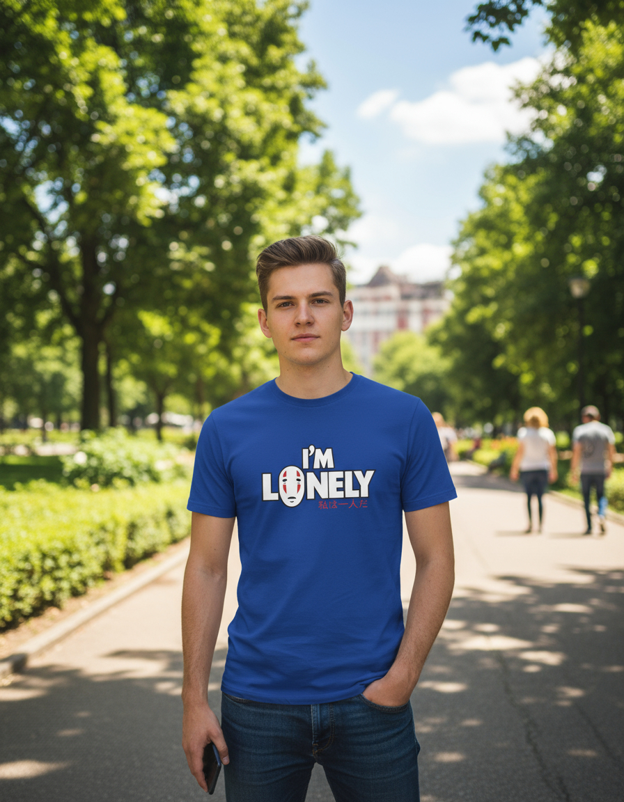 Remera: I_m Lonely No Face Memoestampados - Imagen 6