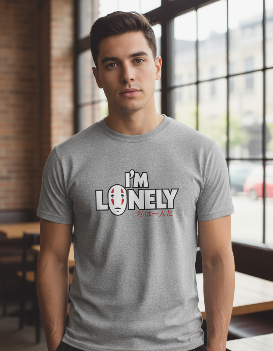 Remera: I_m Lonely No Face Memoestampados - Imagen 17