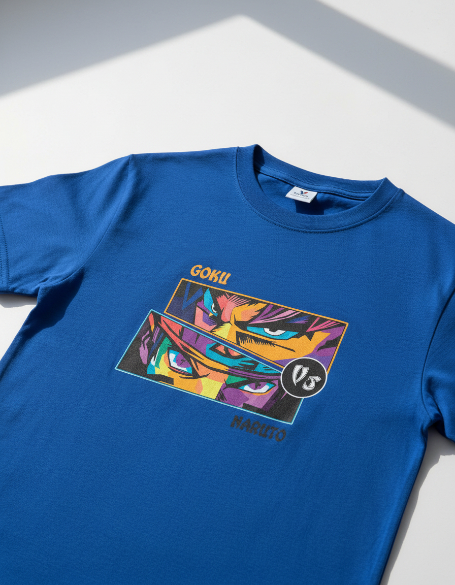Remera: Goku Vs Naruto Memoestampados - Imagen 8