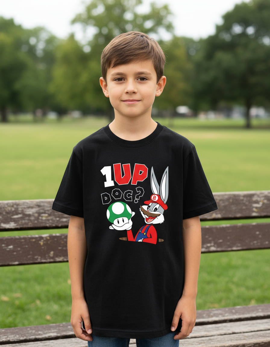 Remera: 1up Bugs Bunny Memoestampados