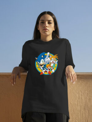 Remera: Sonic Y Amigos Memoestampados
