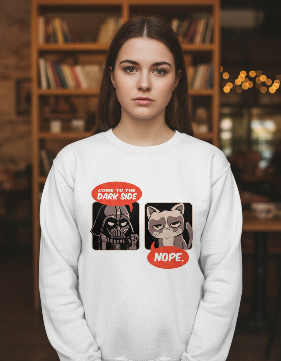 Buzo Come To The Dark Side Memoestampados