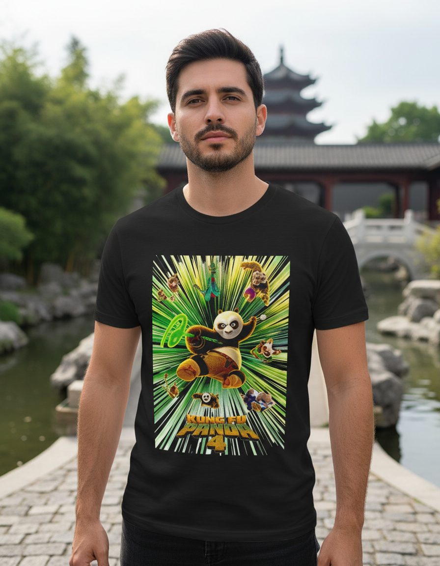 Remera: Kung Fu Panda Memoestampados