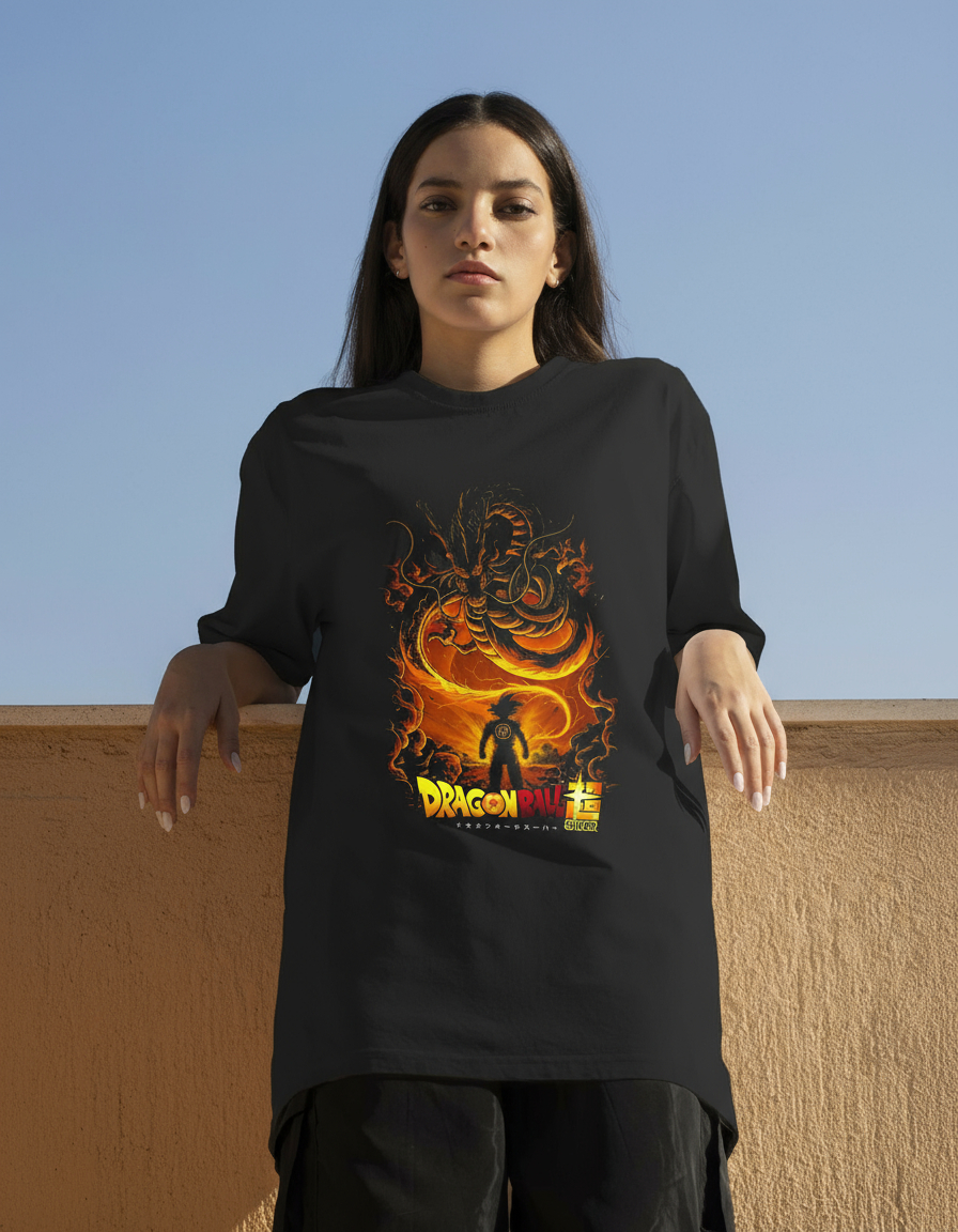 Remera: Dbz Silueta Goku Memoestampados