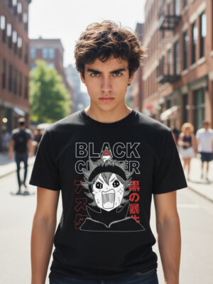 Remera: Black Clover 1 Memoestampados