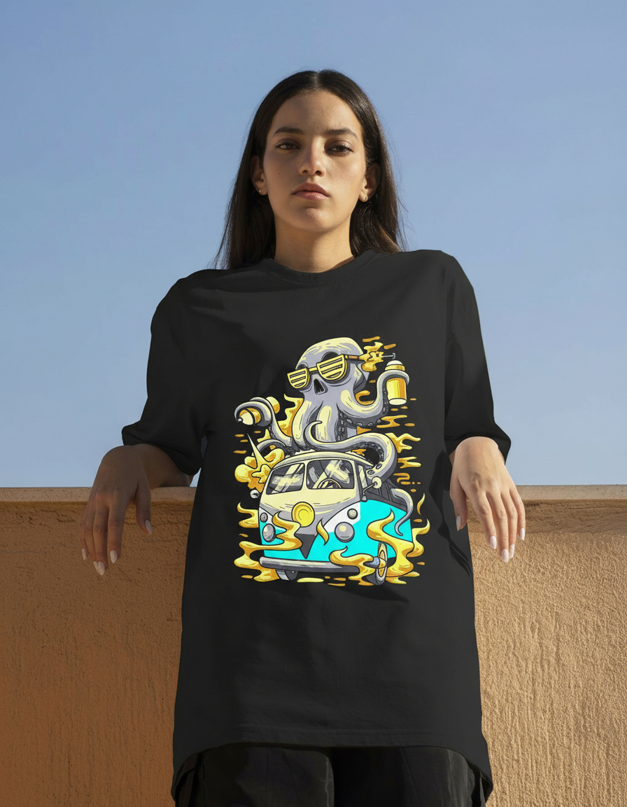 Remera: Pulpo Volkswagen Memoestampados