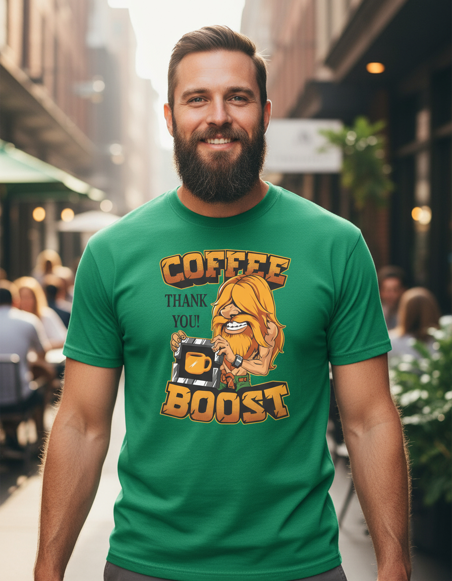 Remera: Coffee Boost Memoestampados - Imagen 19