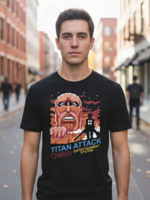 Remera: Titan Attack Nes Memoestampados