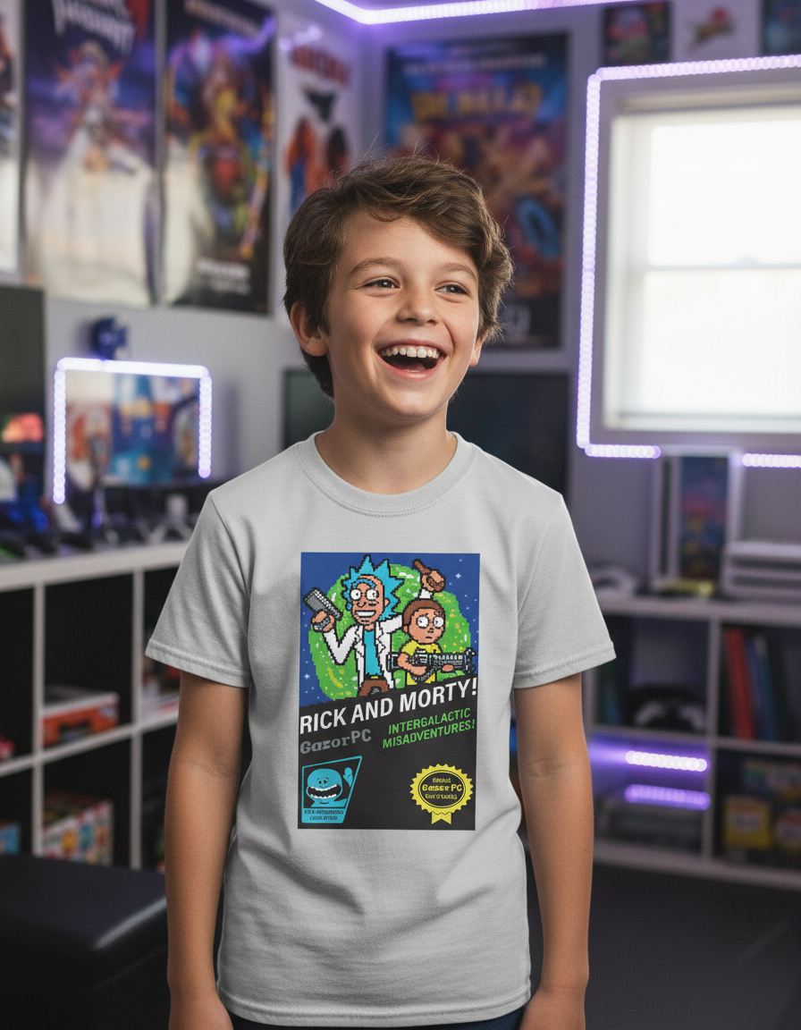 Remera: Pixel Rick Y Morty Memoestampados - Imagen 34
