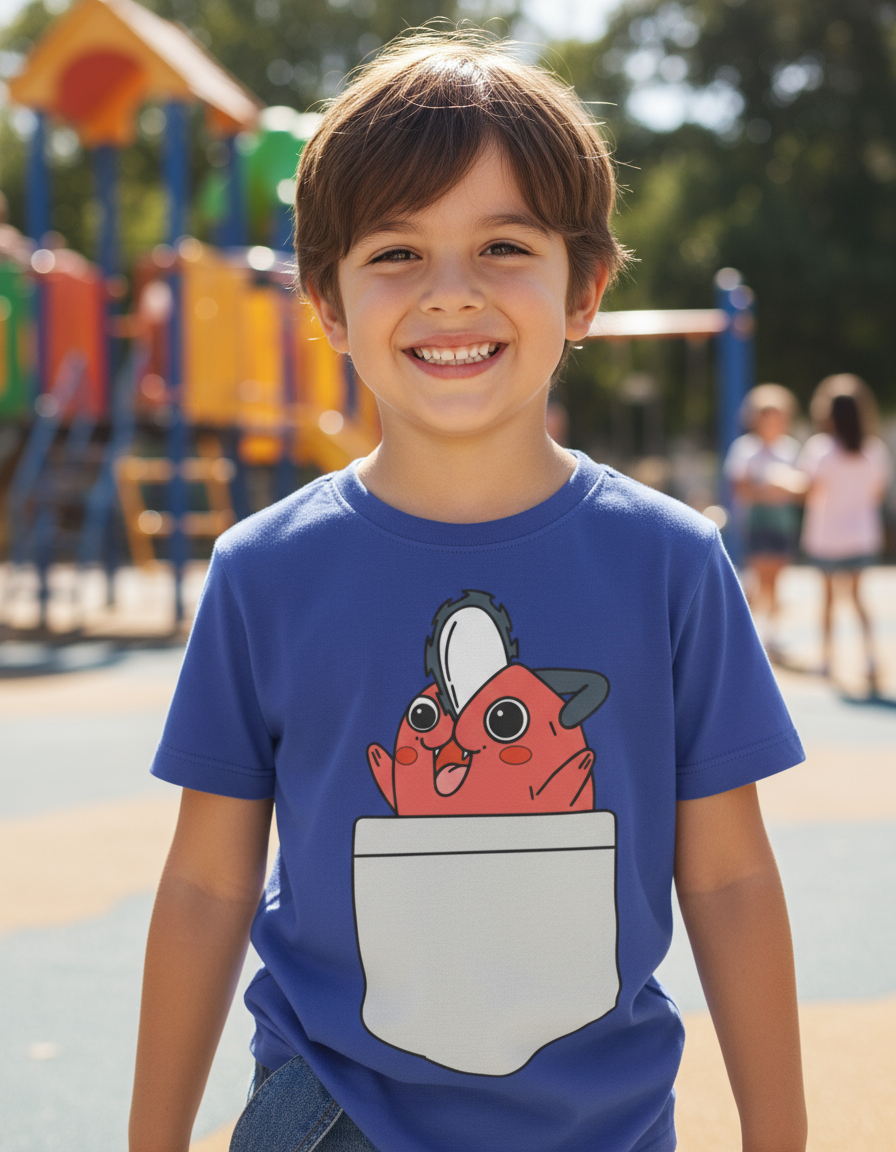 Remera: Pochita De Bolsillo Memoestampados - Imagen 6