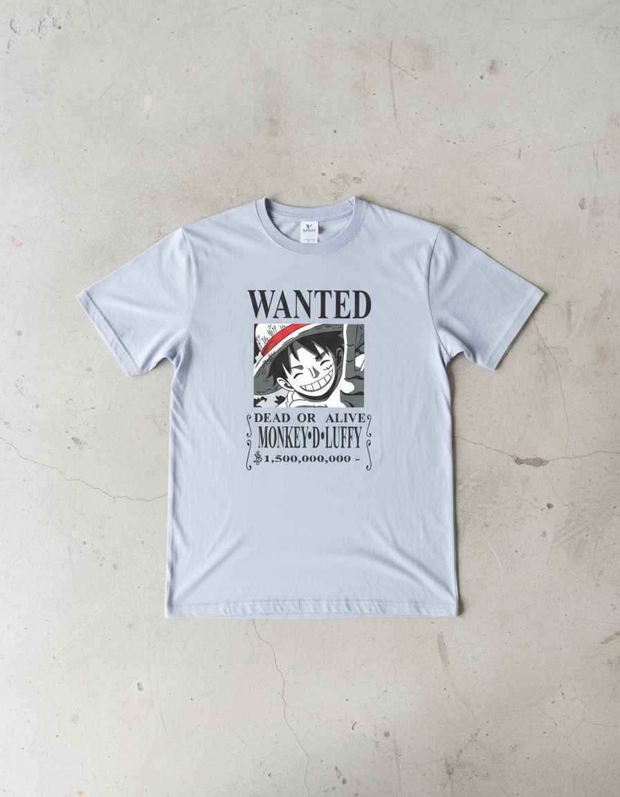 Remera: Wanted Luffy Memoestampados - Imagen 27