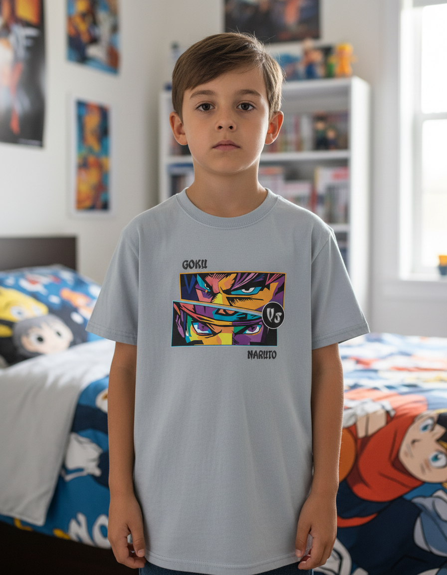 Remera: Goku Vs Naruto Memoestampados - Imagen 30