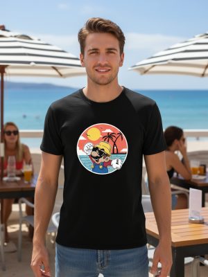 Remera: Mario Beach Memoestampados